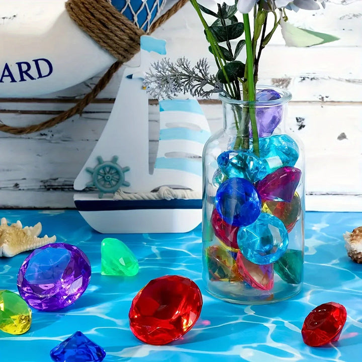 Large Acrylic Underwater Treasures for Pool Diving