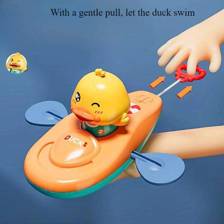 Yellow Floating Bath Duck - ABS Toy for Pool and Bathtub Fun