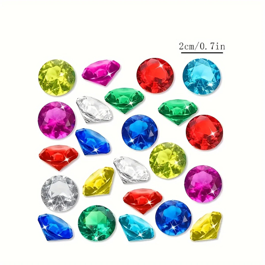 Large Acrylic Underwater Treasures for Pool Diving