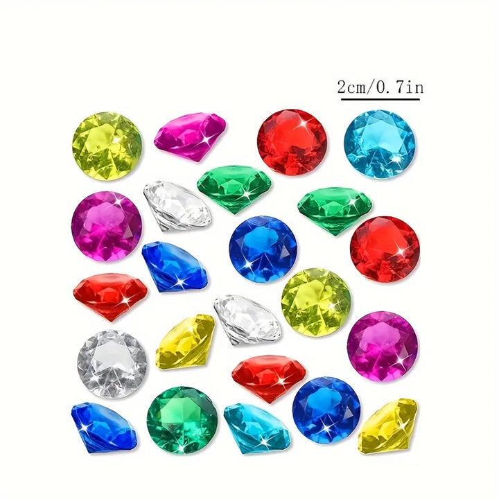 Large Acrylic Underwater Treasures for Pool Diving