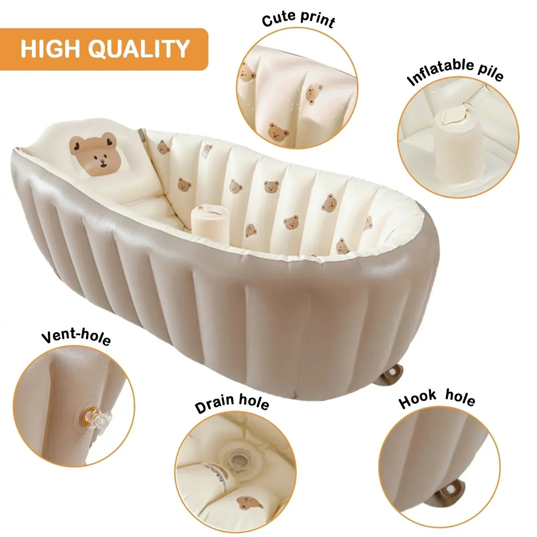 Portable Inflatable Baby Bathtub for Travel