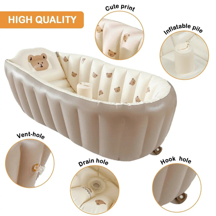 Portable Inflatable Baby Bathtub for Travel