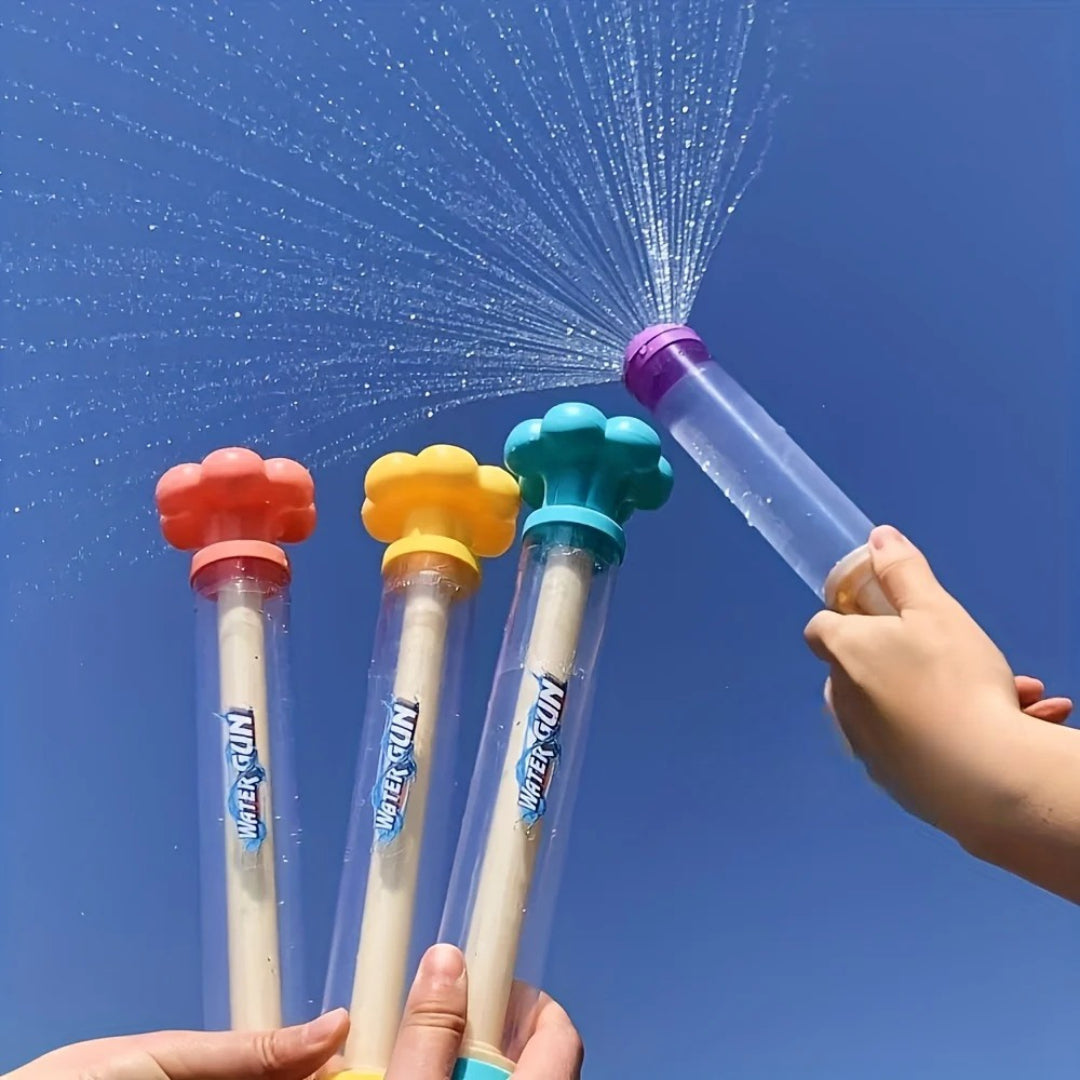 4-Pack PVC Water Cannon Set - Fun Water Spraying Toys