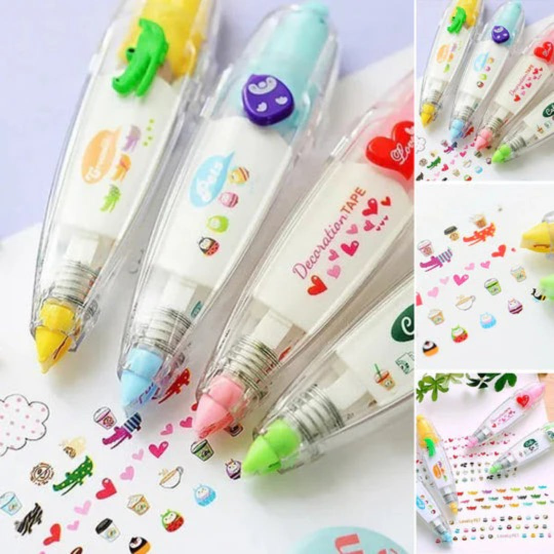 Charming Decorative Pen Set - Adorable School Supplies