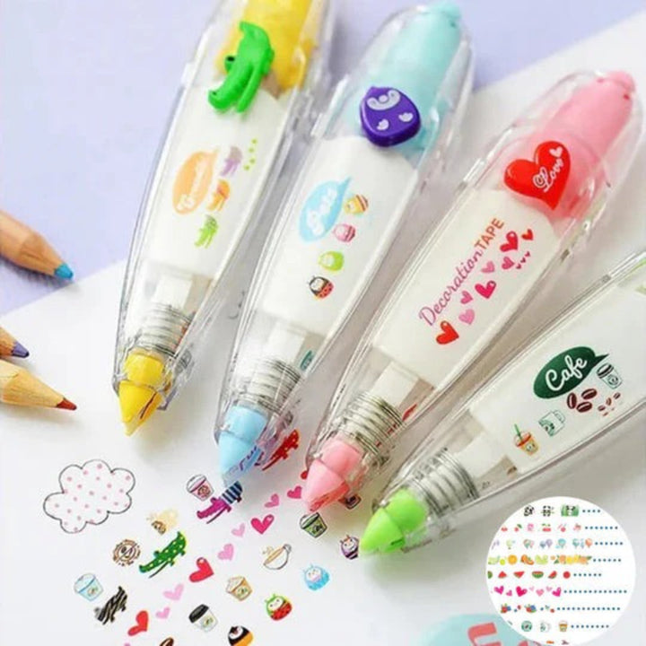 Charming Decorative Pen Set - Adorable School Supplies