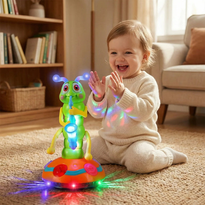Musical Dancing Saxophone Caterpillar Toy