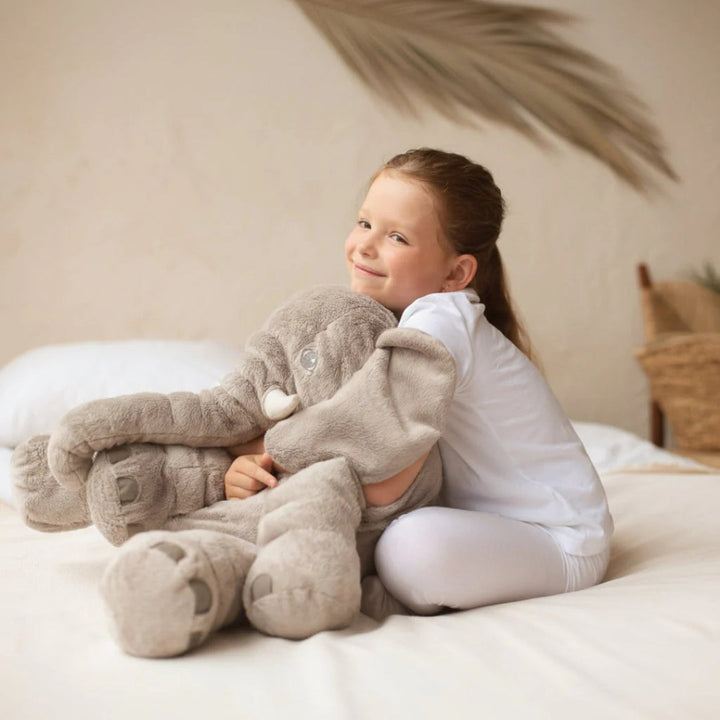 Ultra-Soft Plush Elephant Pillow – Perfect for Infants and Kids