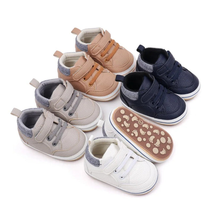 Soft Slip-On First Steps Shoes with Flexible Sole