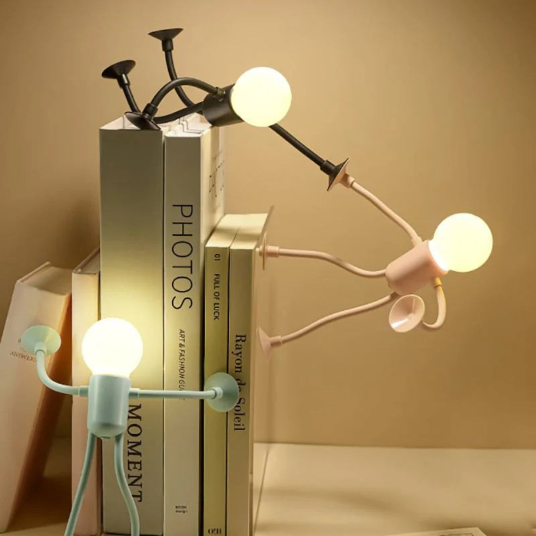 Adjustable LED Desk Lamp with Flexible Night Light
