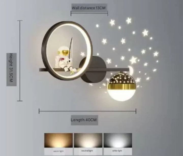 Astronaut Star Projector Night Light for Kids' Room
