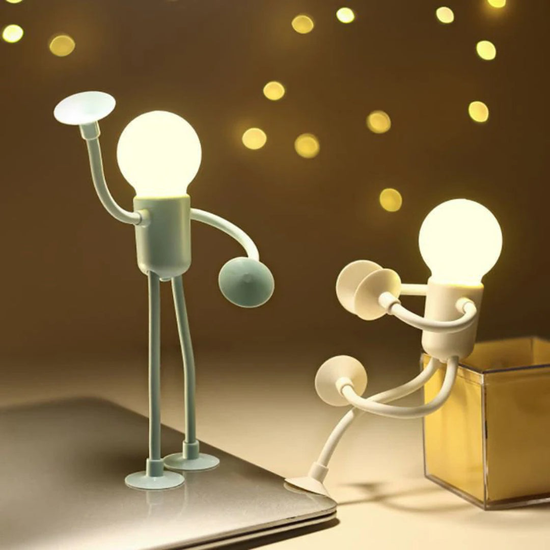 Adjustable LED Desk Lamp with Flexible Night Light
