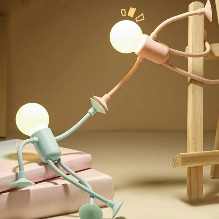 Adjustable LED Desk Lamp with Flexible Night Light