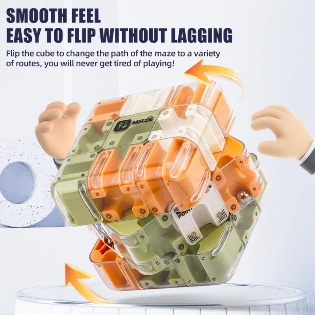 Logic Cube: Portable Focus Enhancement Puzzle