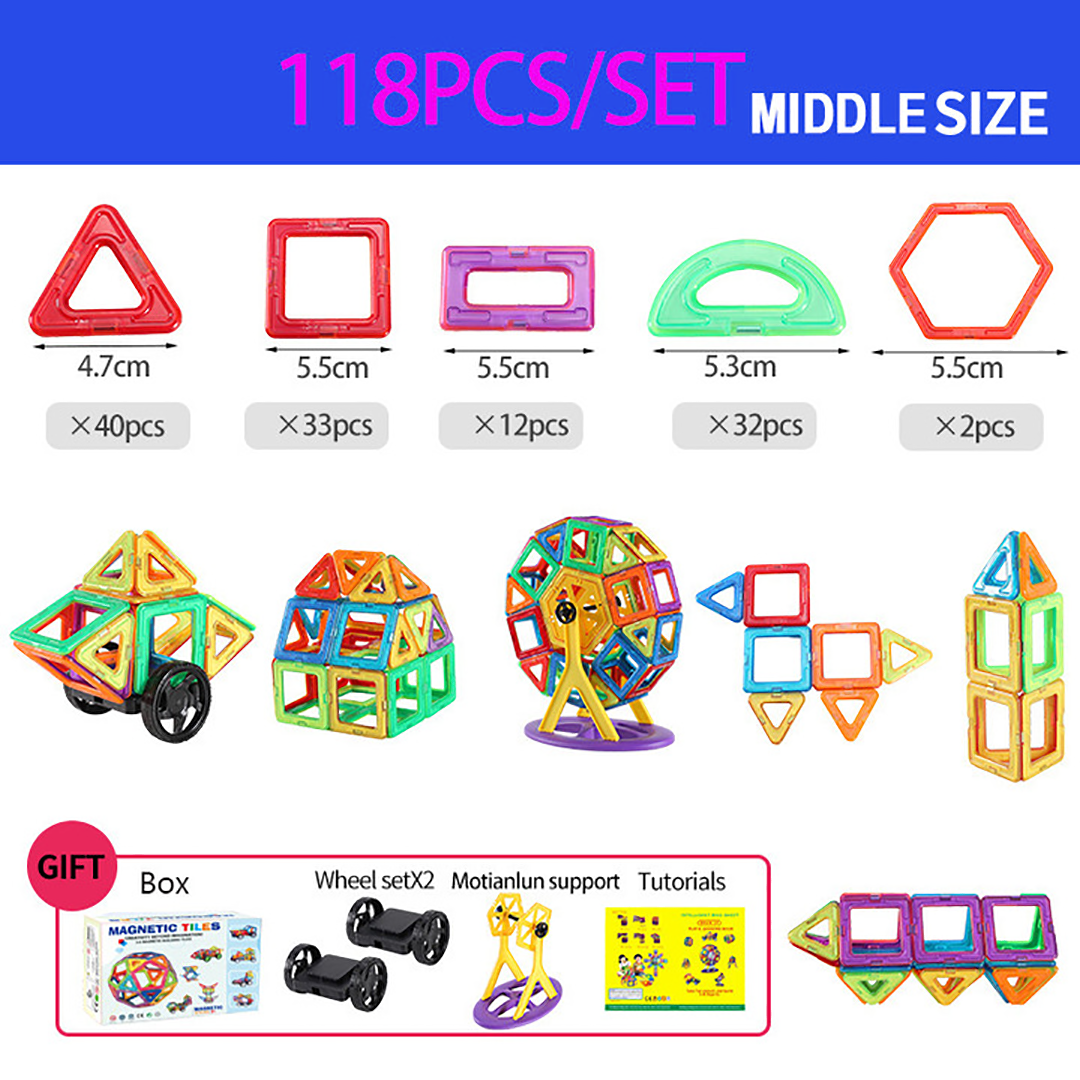 Magnetic Building Tiles – Ignite Your Imagination with Creative Construction