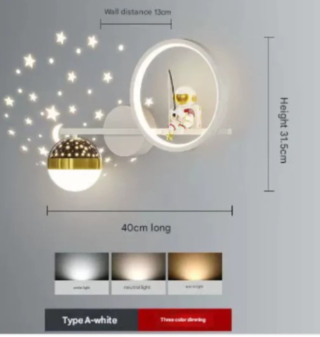 Astronaut Star Projector Night Light for Kids' Room
