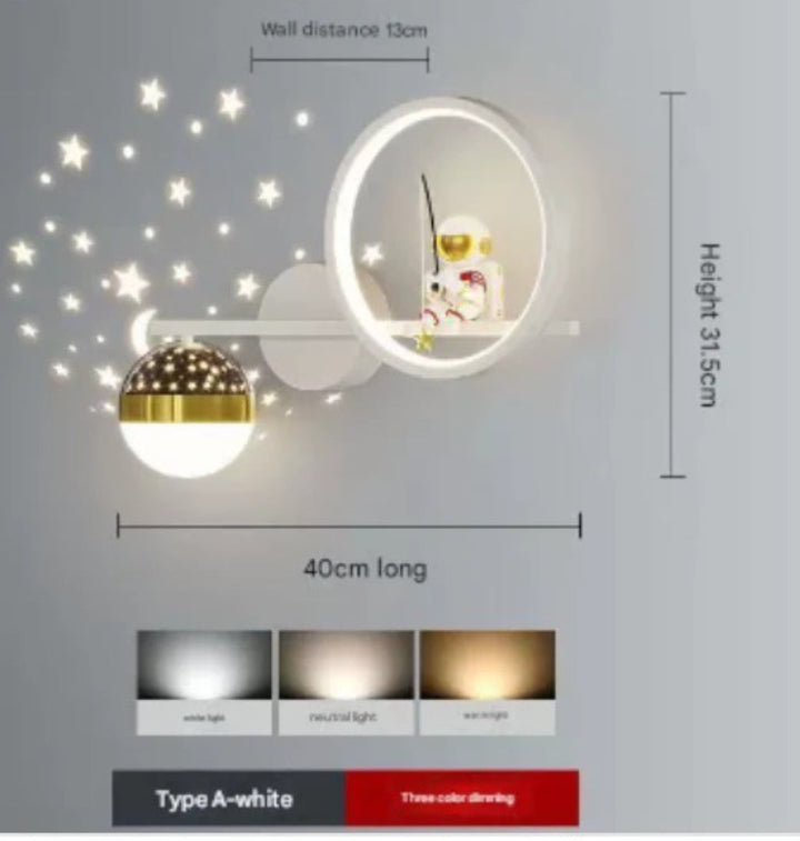 Astronaut Star Projector Night Light for Kids' Room