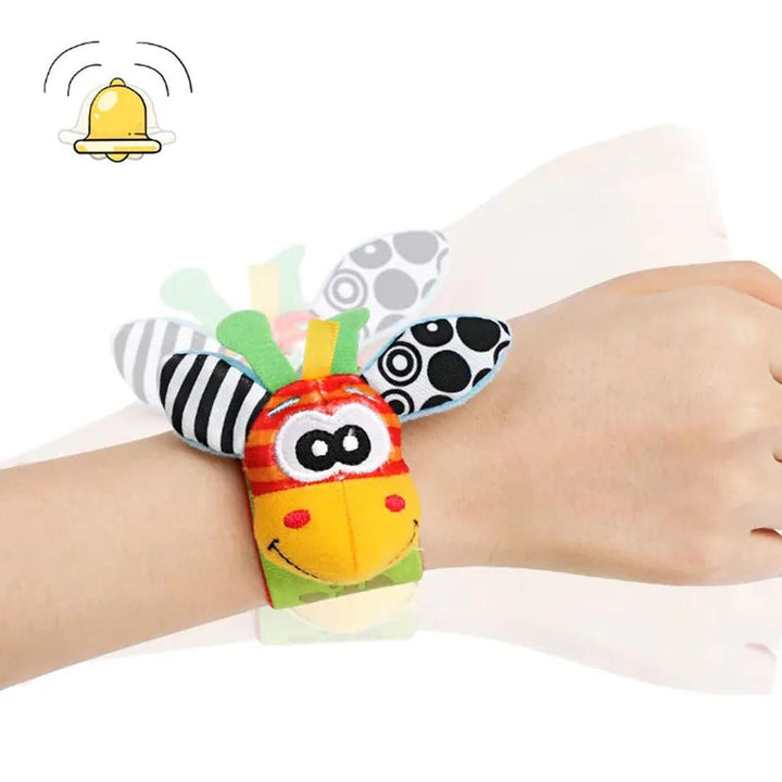 Baby Sensory Plush Socks and Bracelet Set