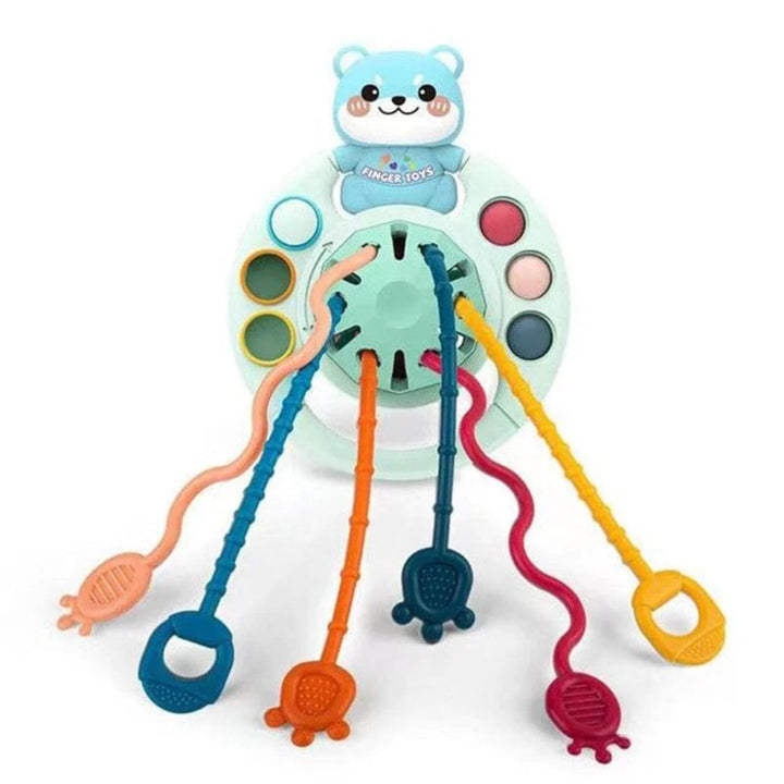 Saucer-Shaped Teething Toy - Sensory Chew Aid
