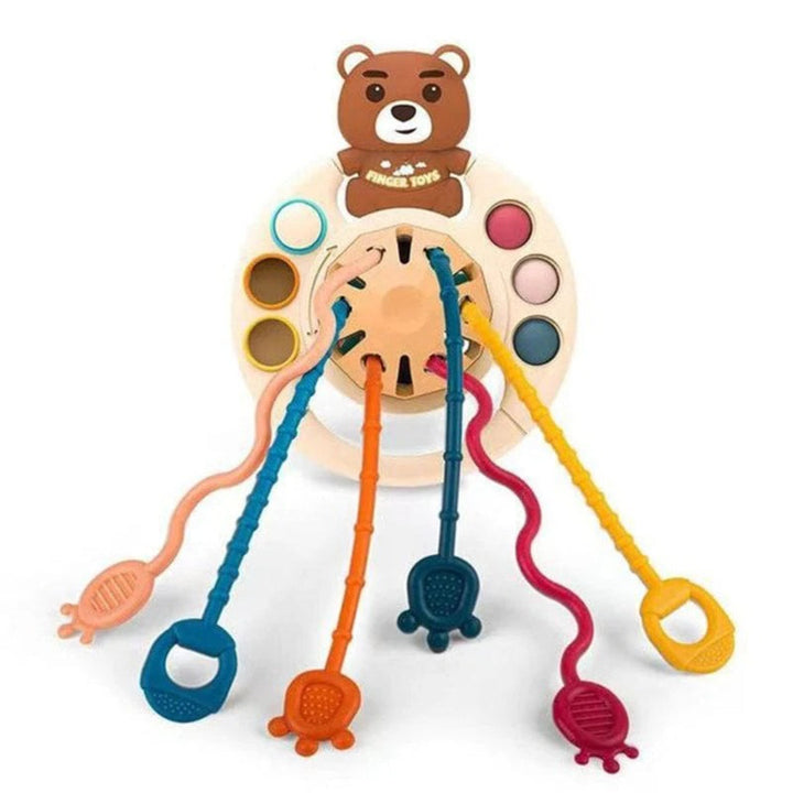 Saucer-Shaped Teething Toy - Sensory Chew Aid