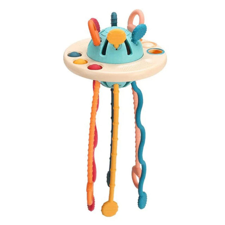 Saucer-Shaped Teething Toy - Sensory Chew Aid