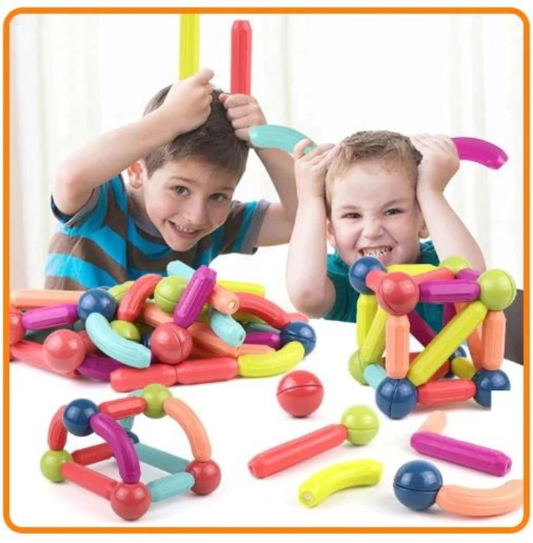 Magnetic Building Blocks for Kids - Imaginative Construction Set