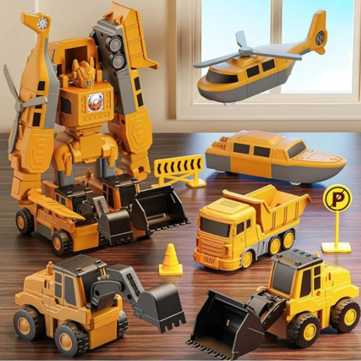 Transforming Robot Magnetic Building Toy