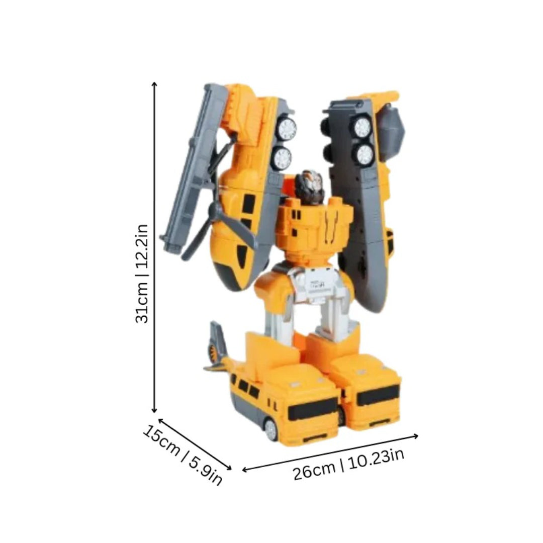 Transforming Robot Magnetic Building Toy