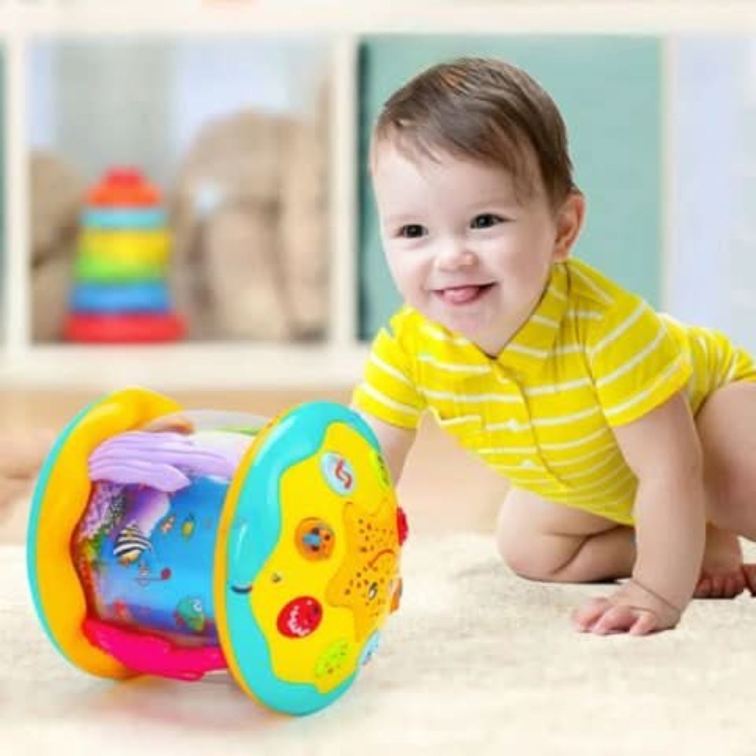 Light and Sound Musical Drum Toy for Infants