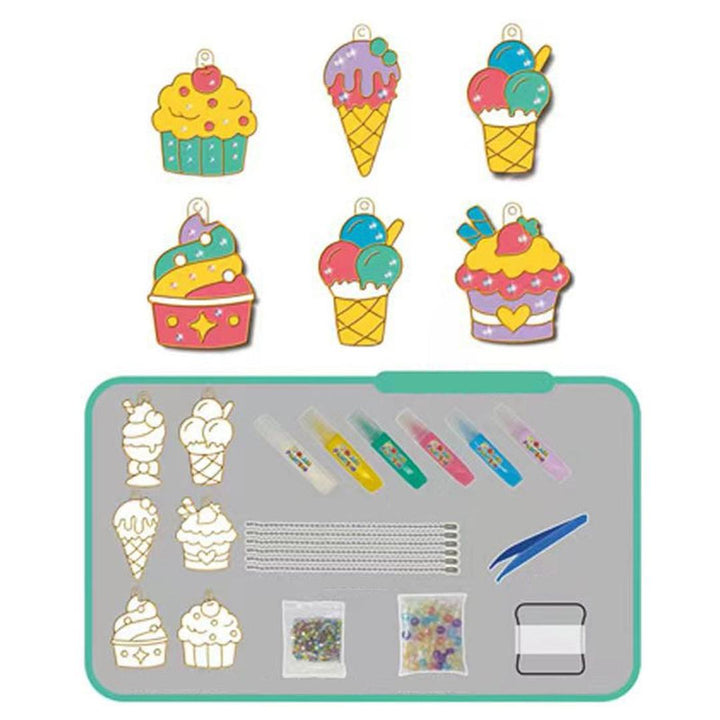 DIY Jewelry Kit: Crystal Pendant Crafting Set