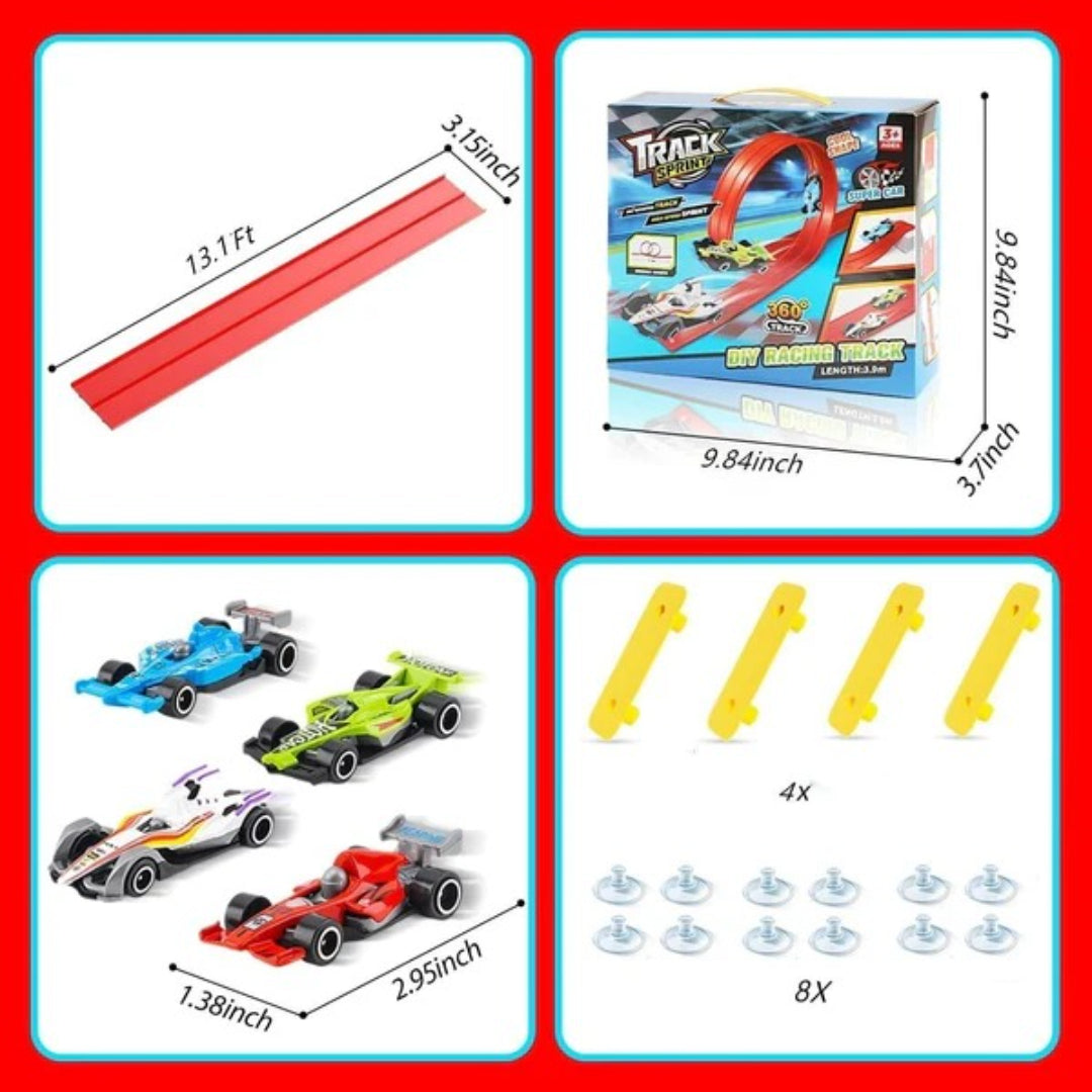 Adjustable Race Track and Car Set