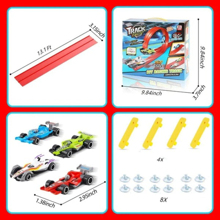 Adjustable Race Track and Car Set