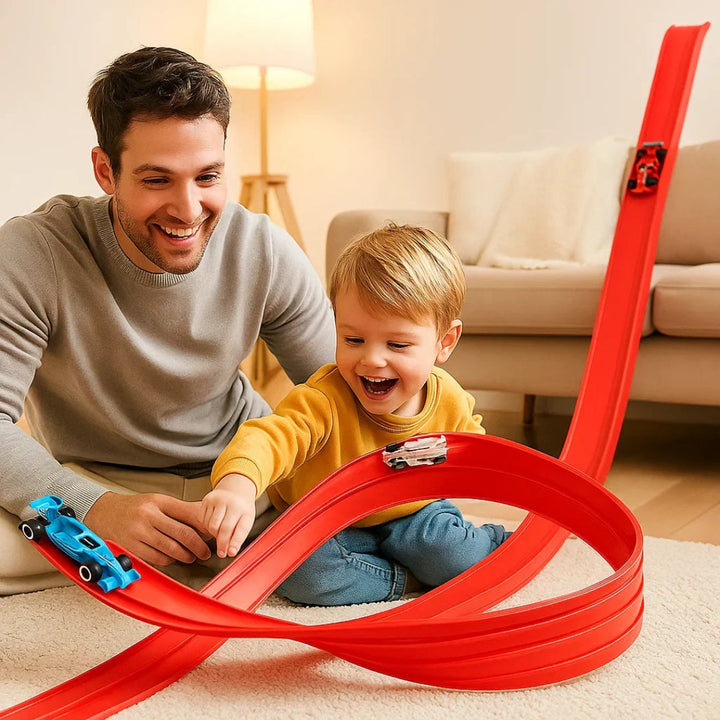 Adjustable Race Track and Car Set