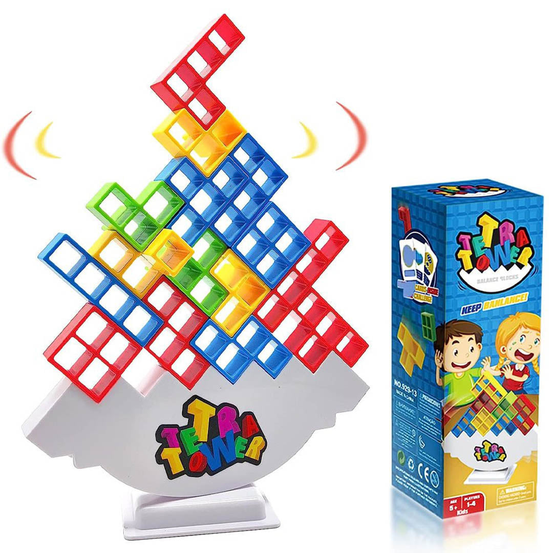 Tetris Balancing Tower – Fun Stacking and Logic Game for Children