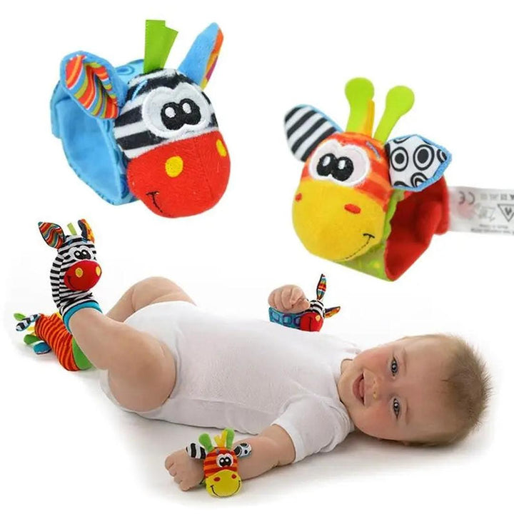 Baby Sensory Plush Socks and Bracelet Set