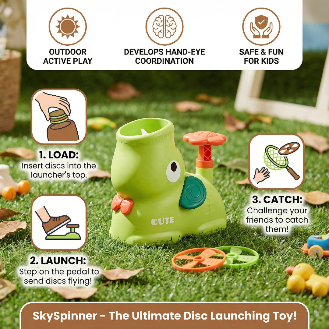Outdoor Disc Launcher Toy