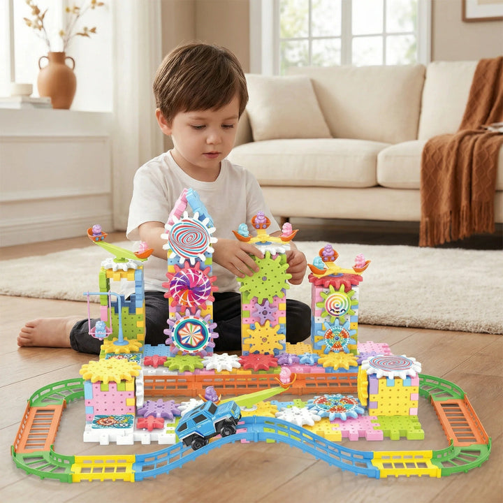 Construction Toy Gear Building Set