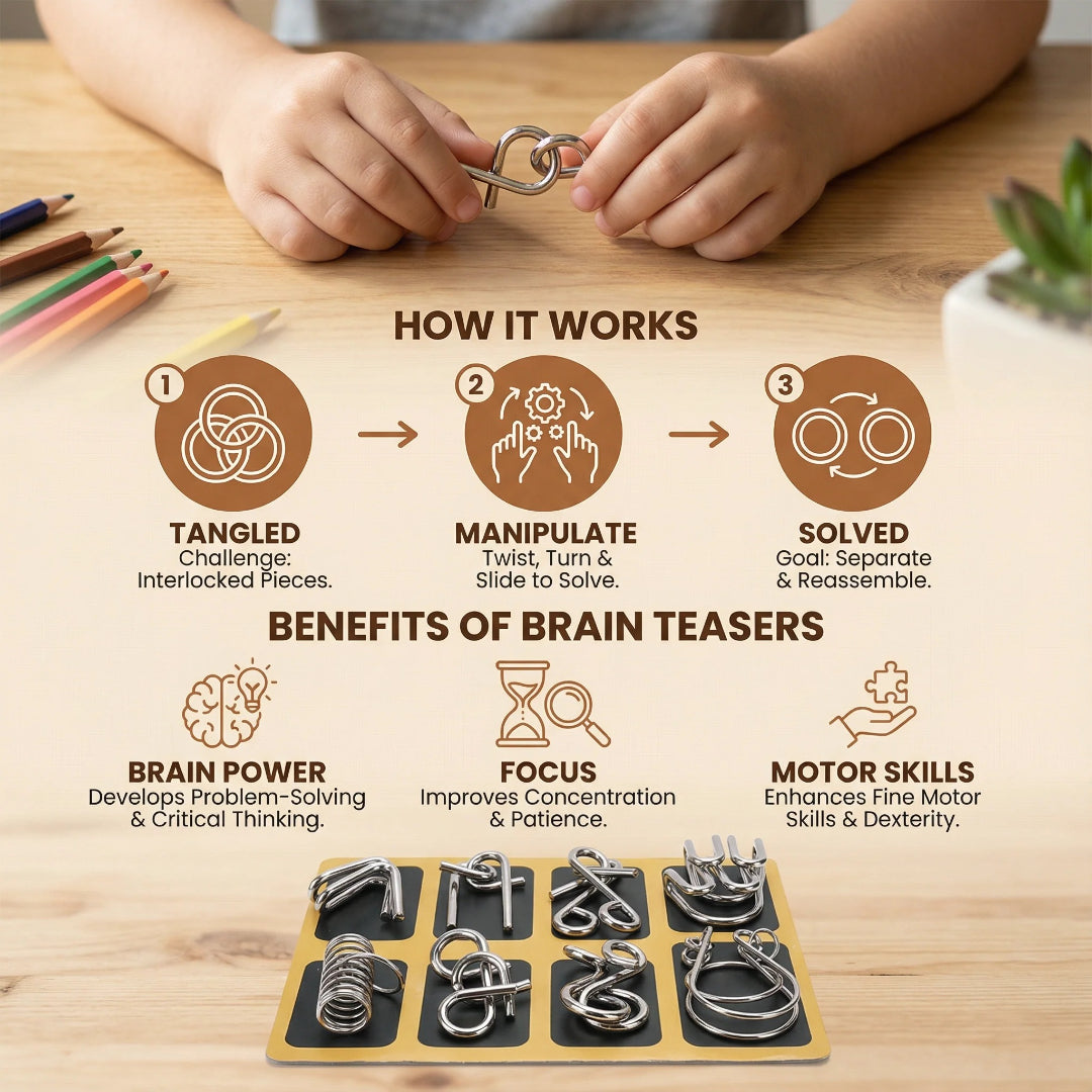 Metal Puzzle Collection: Engaging Logic Strategy Game