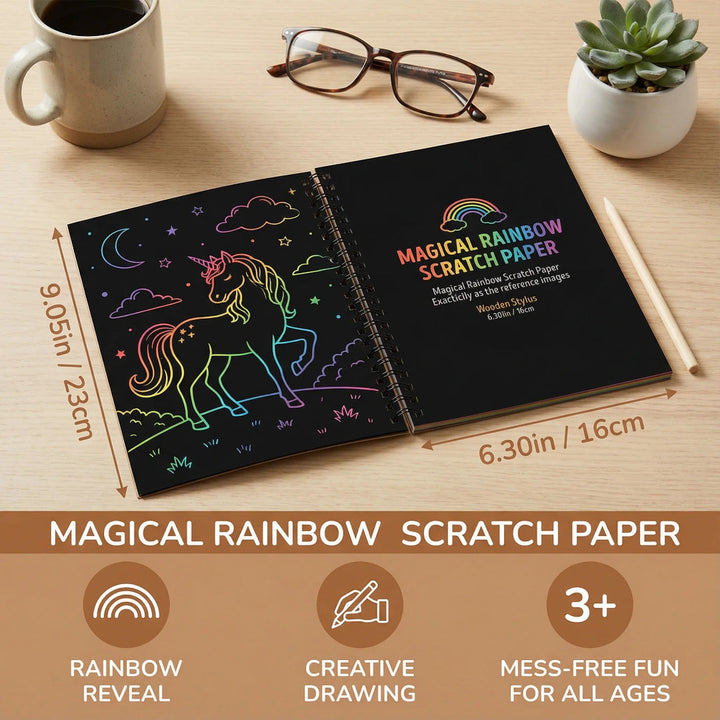 Magical Scratch Art Paper Set
